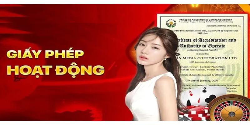 Thông tin giới thiệu 98WIN cho hay thương hiệu có giấy phép hoạt động